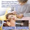 Ear Wax Removal Tool with Light Kids Ear Wax Remover Ear Cleaning Tool Ear Cleaner with Built-in Storage Space UANRNA Upgraded Ear Wax Removal with Light for Kids & Adults (Purple) view 3