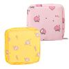 2 Pack Sanitary Napkin Storage Bag Small Portable Menstrual Cup Nursing Pad Storage Pouch, Traveler Friendly Menstrual Period Bag, Mini Makeup Bag Coin Purse Wallets with Zipper for Women Teen Girls view 1