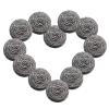 12Pcs Steel Wool Scrubber - Steel Wool for Cleaning Dish Pots Pans Grills Stainless Steel Scrubber for Kitchen Sinks Cleaning Steel Wool Pads Metal Scrubber view 1