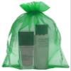 100pcs Green Orgaza Gift Bags 6X9 Inch Small Mesh Drawstring Jewelry Pouch for St.Patricks Day Christmas Party Favor Goodie Candy Bag Fruit Protection Bags view 1