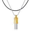 528 hz Necklace, Anxiety Necklace, Breathing Necklace for Meditation Tuning Tools, Mindfulness & Stress Relief Gifts for Women, Men, Frequency Healing Devices, Whistle Necklace for Relaxation, Calming (Gold) view 1
