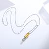 528 hz Necklace, Anxiety Necklace, Breathing Necklace for Meditation Tuning Tools, Mindfulness & Stress Relief Gifts for Women, Men, Frequency Healing Devices, Whistle Necklace for Relaxation, Calming (Gold) view 4
