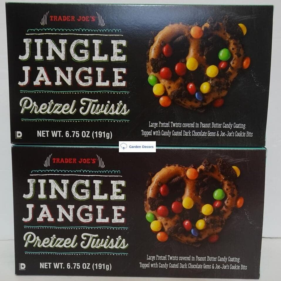 Trader Joe Jingle Jangle Pretzel Twists 6.75oz 191g (Two Boxes)