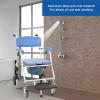 BLOHDI Toilet Shower Chair,Folding Removable Potty Chair with Non-Slip Feet,Adult Shower Chair with Armrest for Disabled Seniors view 2