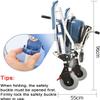 BLOHDI Toilet Shower Chair,Folding Removable Potty Chair with Non-Slip Feet,Adult Shower Chair with Armrest for Disabled Seniors view 4
