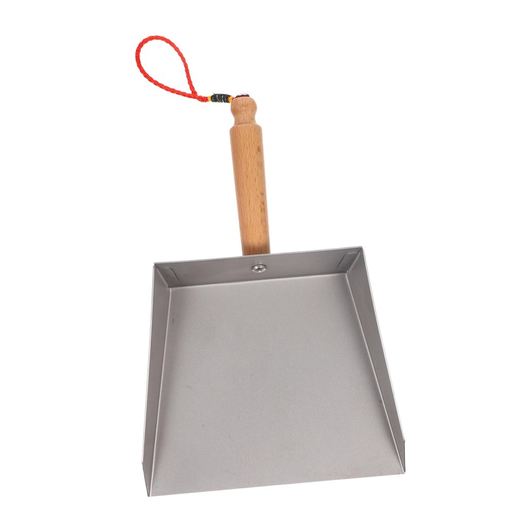 Tabletop Small Dustpans Easy to Store Lightweight Stainless Steel Dust Long Handle