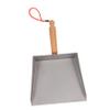 Tabletop Small Dustpans Easy to Store Lightweight Stainless Steel Dust Long Handle view 1