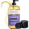 Cosmetasa Lavender Massage Oil for Massage Therapy with Hot Stones  Natural, Cruelty-Free & Spa Quality Skin Therapy Oil & Soothing Care  Lavender, Geranium & Grapeseed Oil (8.8 oz) view 1