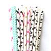 100 pcs Mixed Party Paper Straws Bulk, Blue Pink Gold Mint Black Red Lilac Drinking Straws, Birthday Baby Bridal Shower Wedding Christmas New Year Cake Pop Sticks (Cowgirl) view 3
