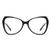 2pcs Transition Photochromic Bifocal Reading Glasses For Women oversized Cat Eye Readers Sunglasses (2pcs-black&white, 2.5, multiplier_x) view 4