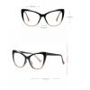2pcs women oversized cat eye frame Transition Photochromic Bifocal Reading Glasses Stylish Lightweight FashionEyeglasses (2PCS-black&white, 2.25, multiplier_x) view 4