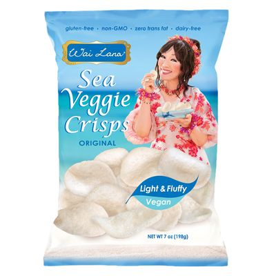 Wai Lana Chips Sea Veggie Crisps, Gluten-Free, Non-GMO, Dairy-Free, Zero Trans Fat, 7 oz (Count of 9)