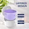 DIDATOOL Denture Case, Denture Bath, Denture Cups for Soaking Dentures, Denture Brush with Case, Denture Bath with Rinsing Basket, Easy to Carry and Clean Retainer Case Denture Cleaning kit view 3