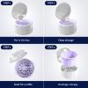 DIDATOOL Denture Case, Denture Bath, Denture Cups for Soaking Dentures, Denture Brush with Case, Denture Bath with Rinsing Basket, Easy to Carry and Clean Retainer Case Denture Cleaning kit view 4