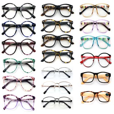 V.W.E. NEW 10 Pairs of Closeout Reading Glasses - Your Choice in Power and Gender -Bulk (Men and Women Mix, 3.00, multiplier_x)
