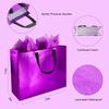GITMIWS 13'' Sparkle Gift Bags with Tissues  Set of 18 Mix Color Reusable Bags Large size - Ideal as Goodie Bag, Birthday, Wedding, Party Favor Bags view 3