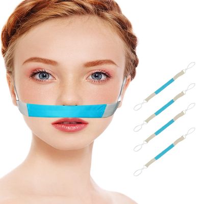 4pcs Nasal Waterproof Dressing Holder Nasal Bandage Nose Surgery Elastic Bandage Post Surgical Procedures Nasal Postoperative Supplies
