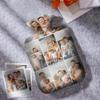 Personalized Hot Water Bottle with Cover Custom Photo and Text Warm Fleece Rubber Picture Hot Water Bottle Chrstmas Unique Winter Gift for Women Girls Kids Couples view 2