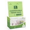 100% Compostable Trash Bags, 8 Gallon, 30 Liter, 0.85 Mils, 70 Count Large Kitchen Food Scrap Compost Bags for Kitchen Step Trash Cans with Europe EN13432 Certified view 1