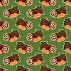 Cute Cartoon Yule Log Gift Wrap Yuletide Nature Winter Solstice Premium Thick Wrapping Paper for Kids (20 inch x 30 inch sheet) view 1