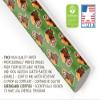 Cute Cartoon Yule Log Gift Wrap Yuletide Nature Winter Solstice Premium Thick Wrapping Paper for Kids (20 inch x 30 inch sheet) view 4