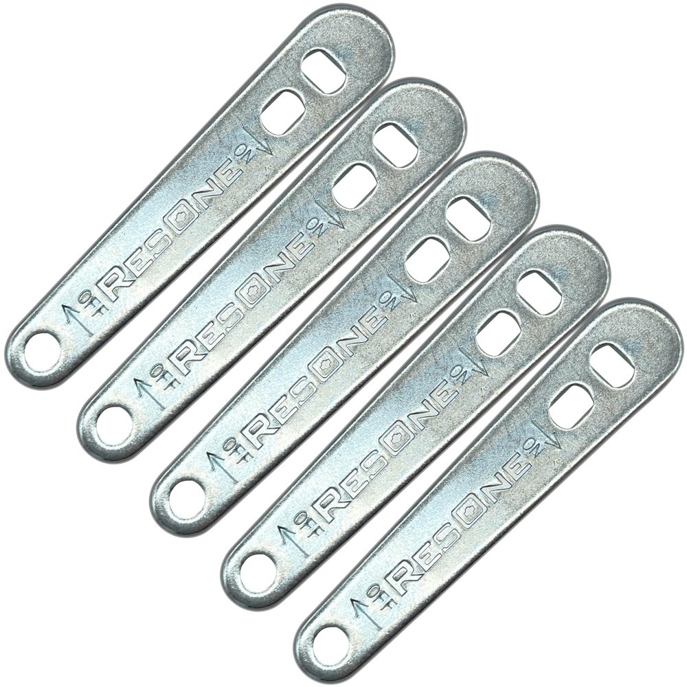ResOne Heavy Duty Steel Oxygen Tank Wrench 5 pack - Fits CGA-870 Post Valves - Medical Oxygen Accessories Key Tool for Oxygen Tanks