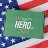 Military Snack Box (40 Piece Variety Gift Basket Care Package) Peanuts, Candy, Chips, Granola Bars & More - My Hero Crate view 3