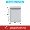 100 pack mylar bags holographic smell proof packaging bag for small bussiness resealable zipper sealable pouch bags sample, jewelry, lipgloss, food ,soap ,electronic supplies79 inch,holographic view 2