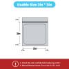 100 pack mylar bags holographic smell proof packaging bag for small bussiness resealable zipper sealable pouch bags sample, jewelry, lipgloss, food,soap,electronic supplies33 inch,orange view 2