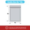 100 pack mylar bags holographic smell proof packaging bag for small bussiness resealable zipper sealable pouch bags sample, jewelry, lipgloss, food,soap,electronic supplies46 inch,purple view 2