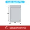 100 pack mylar bags holographic smell proof packaging bag for small bussiness resealable zipper sealable pouch bags sample, jewelry, lipgloss, food ,soap ,electronic supplies57 inch,holographic view 2