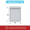 100 pack mylar bags holographic smell proof packaging bag for small bussiness resealable zipper sealable pouch bags sample, jewelry, lipgloss, food,soap,electronic supplies23 inch,holographic view 2