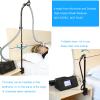 LONYEON CPAP Hose Holder - Height Adjustable Hose Lift, Removable and Foldable - Hose Support Hanger Provide 2 Clamping Sides Prevents Avoid Tangling, Blockage and Leakage, Black view 2