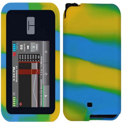 Premium Silicone Case for Tandem Diabetes Care Insulin Pump T:Slim X2 Pump (Mix Colors/Yellow Green)