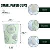 [300 Pack] 5 oz Mini Paper Cups, Small Mouthwash Disposable Bathroom Cups, Paper Coffee Cups 5 Ounce for Bathroom, Supermarket, Birthday Party, Travel, Events, Picnic, BBQ view 2