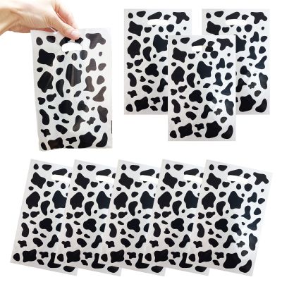 30PCS Cow Print Treat Candy Bags Goodie Bags Party Favors Bags Gift Bags for Kids Birthday Cow Print Themed Party Decorations