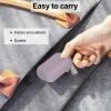 GoodSing 3PCS Contact Lens Case, Portable Contact Lens Inserter/Remover&Tweezer with Mirror For Travel, Home, Outdoor, Daily Use - (Brown + Blue + Violet) view 4