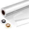 Clear Cellophane Wrap Roll 31.5" Wide x 220 Ft Long, 3 Mil Thick Plastic Wrapping Paper for Gift Baskets Heavy-duty Transparent Cellophane Wrap Sheets for Flower Bouquets, Arts & Crafts Food Safe, 2 view 1