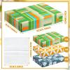 Yinder 24 Packs 960 Sheets Tissue Cube Car Facial Boxes Disposable Facial Travel Tissues Holder Soft Watercolor Boxes 2 Ply 40 Sheets for Wedding Household Car Kitchen Bathroom(Simple) view 3