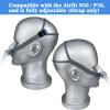 Upgrade Airsense 11 10 Headgear Straps Fully Adjustable CPAP Replacement Supplies Upgraded Headgear Straps for Airfit P10 N30 Airsense 10 11 Nasal Pillow Mask - 2 Pack Black view 3