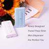 Ultra-Small Dental Floss Picks 2 Dispenser,Shred Resistant Flosser,20 Count Floss Sticks,Best Denal Tools for Oral Care,for Anywhere view 4