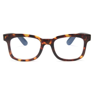 2SeeLife Wide Reading Glasses for Women  Medium-Large Fit, Thick & Sturdy Frame, Spring Hinges, Premium Designer Readers, Tortoise Green, +3.50