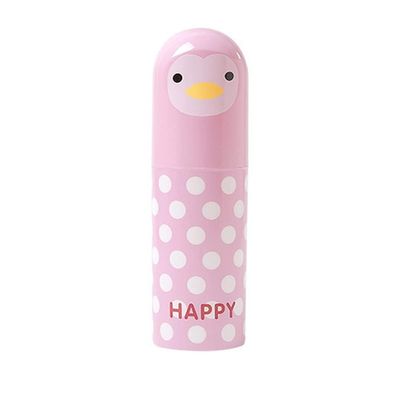Cyrank Toothbrush Travel Case for Toothbrush, Cute Portable Toothbrush Holder Toothbrush Cup Reusable Plastic Toothbrush Holder with Cover for Traveling, Camping, Home, School, Business(Pink)