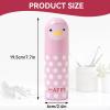 Cyrank Toothbrush Travel Case for Toothbrush, Cute Portable Toothbrush Holder Toothbrush Cup Reusable Plastic Toothbrush Holder with Cover for Traveling, Camping, Home, School, Business(Pink) view 2