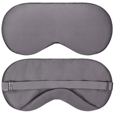 100% Bamboo Viscose Sleep Eye Mask - Dark Gray - Superior to Cotton - Light Blocking Travel Blindfold for Men & Women - Ultra-Soft & Comfortable with Adjustable Strap for Restful Sleep - by JoMo