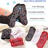 5/6 Pair AFIZ Tourmaline Slimming Health Sock, AFIZ Tourmaline Acupressure Self-Heating Shaping Socks, Massage Socks, Warm Heated Socks for Winter (5 Pairs of Black) view 2
