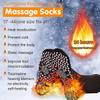 5/6 Pair AFIZ Tourmaline Slimming Health Sock, AFIZ Tourmaline Acupressure Self-Heating Shaping Socks, Massage Socks, Warm Heated Socks for Winter (5 Pairs of Black) view 3