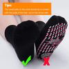 5/6 Pair AFIZ Tourmaline Slimming Health Sock, AFIZ Tourmaline Acupressure Self-Heating Shaping Socks, Massage Socks, Warm Heated Socks for Winter (5 Pairs of Black) view 4