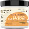 Sacred Eats Keto Electrolyte Powder & Hydration Supplement | 1000mg Potassium & Sodium, 150mg Magnesium | No Sugar & Stevia, Sweetened with Monk Fruit Only | Natural Mango (30 Servings) view 1