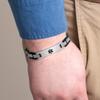 Lauren's Hope Durable Custom Engraved Black, Blue and Rose Gold and Silver Medical Alert Bracelets, Diabetes, Heart Disease, Pacemaker, Epilepsy, Medical ID (7 inches, Black and Silver) view 2